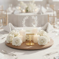 Acrylic Wedding Table Numbers with Stands, Gold, White or Black