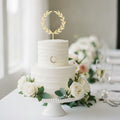 Custom Wedding Cake Topper with Names, Mr & Mrs or Initials