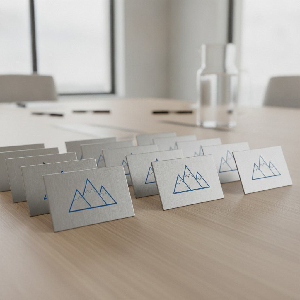 Custom Name Badges with Logo - Engraved Magnetic Name Tags