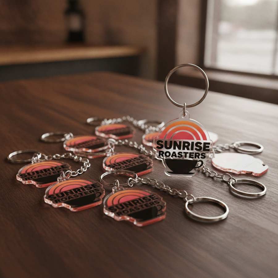 Full-color acrylic keychains