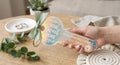 Personalized key-shaped sold sign, iridescent, reading Home Sweet Home, The [Smith] Family Est. [2024], green ribbon