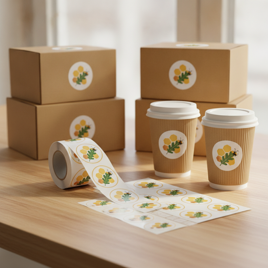 Logo stickers & labels