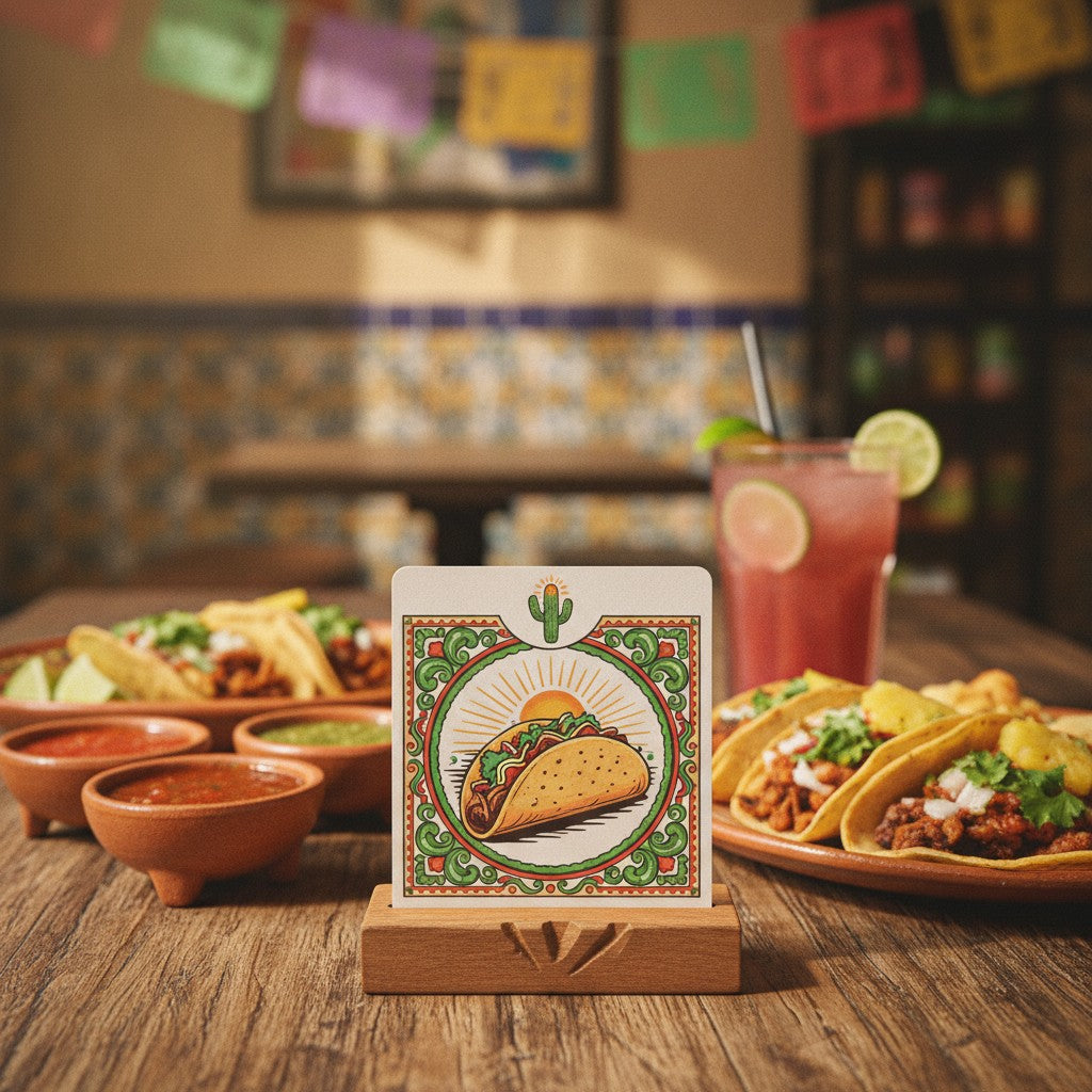 Loteria Table Numbers - Custom Loteria-Style Cards with Your Logo
