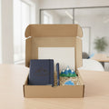 New Hire Welcome Kit with Your Logo: Journal, Pen, Keychain, Magnet