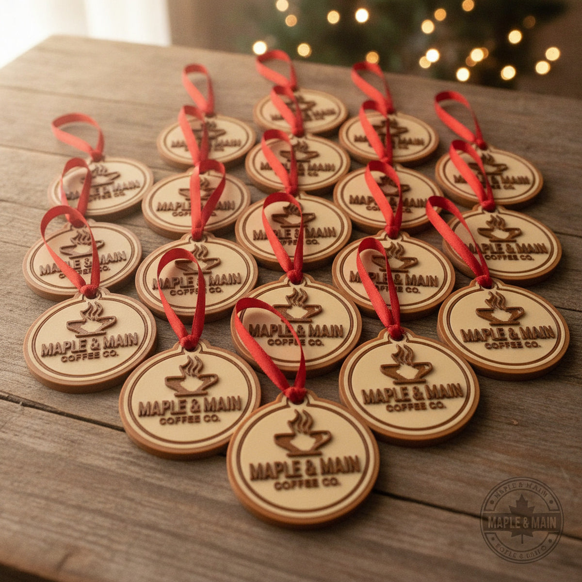 Custom Logo Ornament Bulk