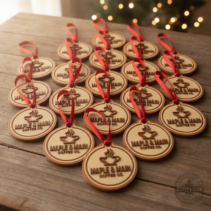 Custom Logo Ornament Bulk
