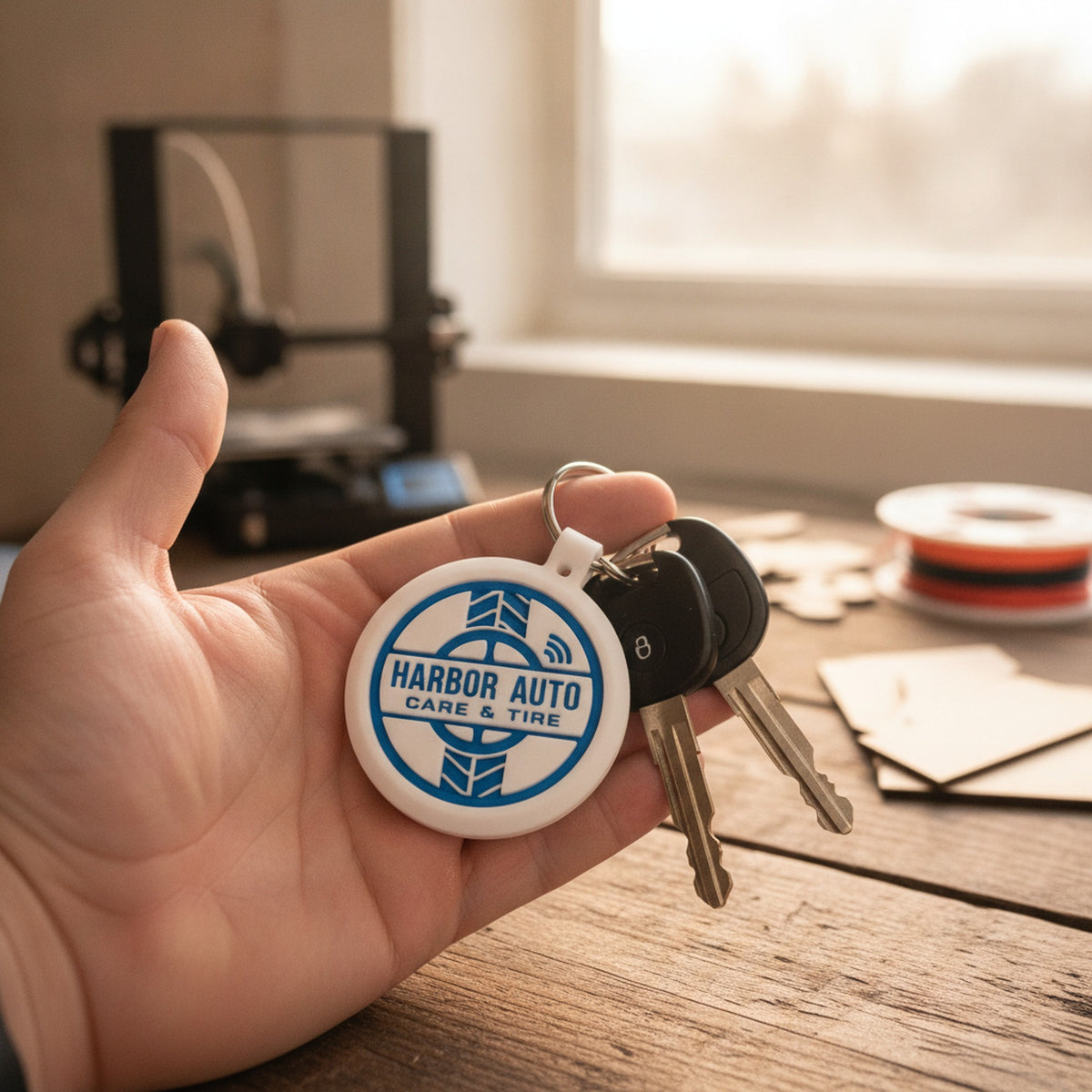 NFC Keychain with Logo