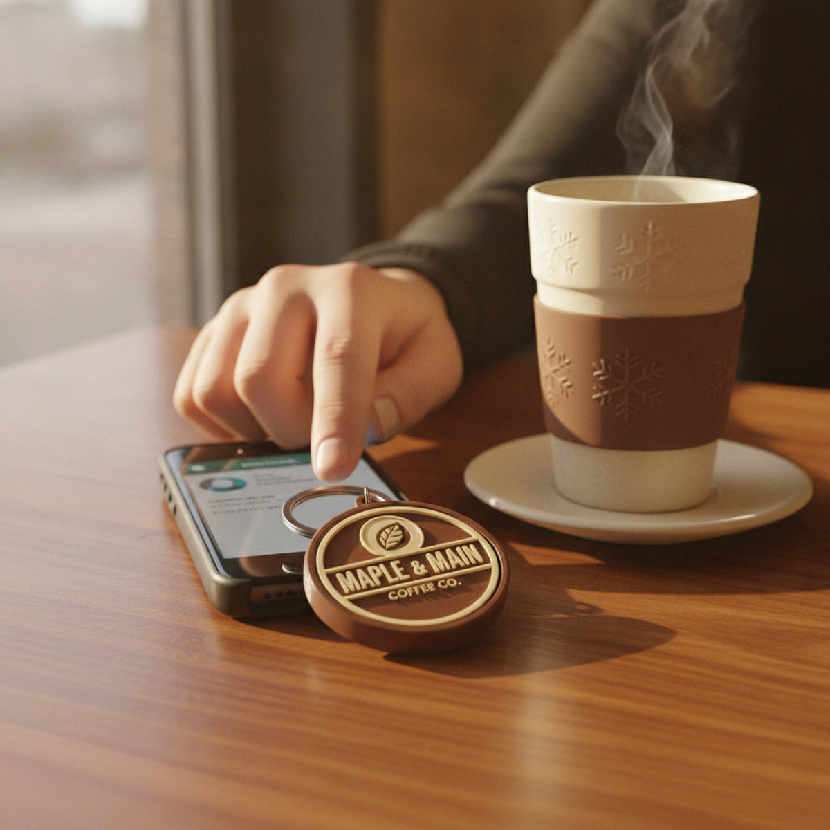 NFC Keychain with Logo