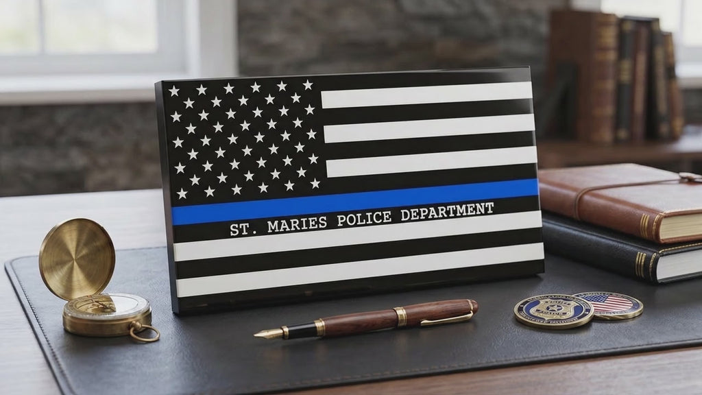 Personalized Thin Line Flag video