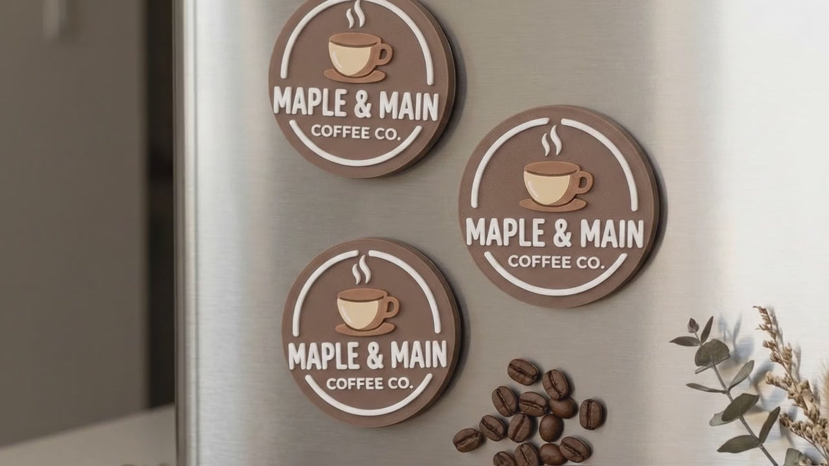 Custom 3D Logo Magnets video
