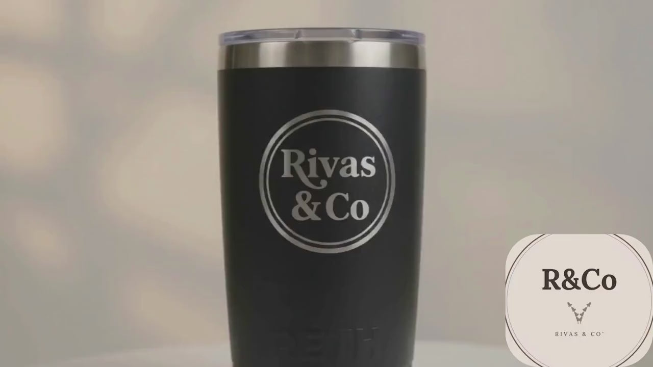 Custom Logo Tumblers, Laser Engraved video 2