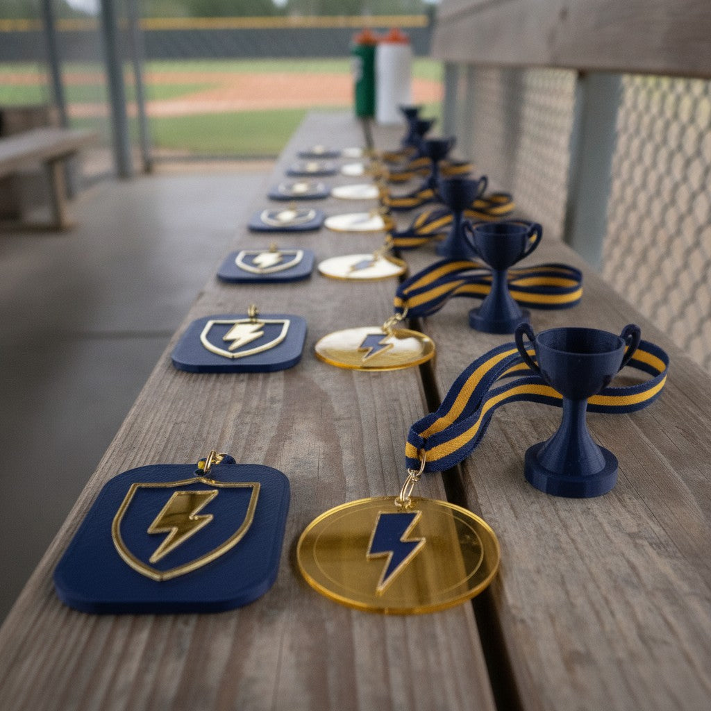End of Season Team Gifts: Bag Tag, Medal & Trophy for Every Player